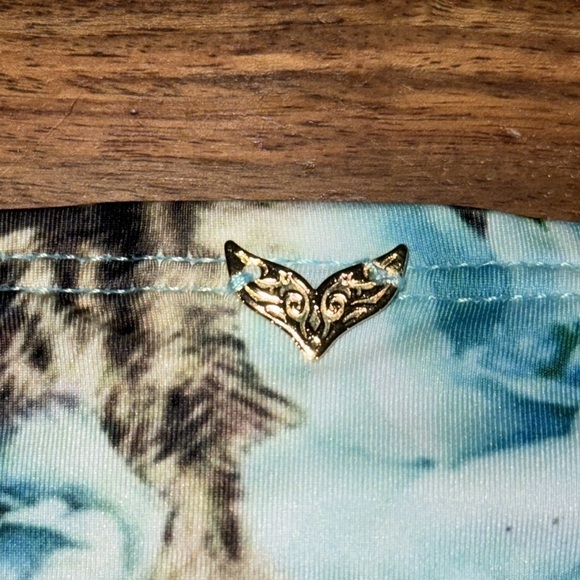 NWT Lisa Blue African Queen Bikini Bottom In Tawny Leopard - Picture 6 of 8